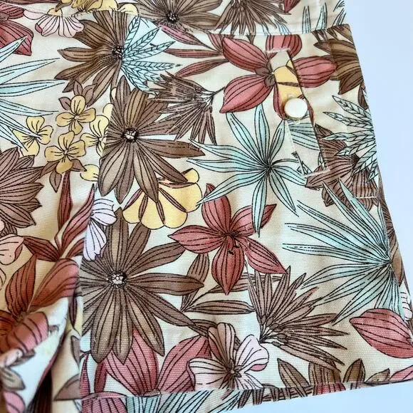 Janie and Jack Floral Canvas Shorts - Picture 3 of 8